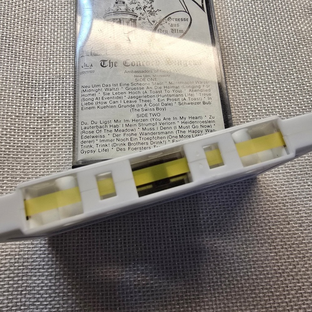 The Concord Singers - The Spirit of Neu Ulm through Song (Minnesota) Cassette - Picture 5 of 5